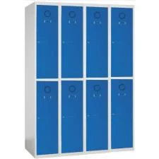 Taquilla metálica de 8 puertas 4 cuerpos