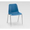 Silla de plástico 4 patas