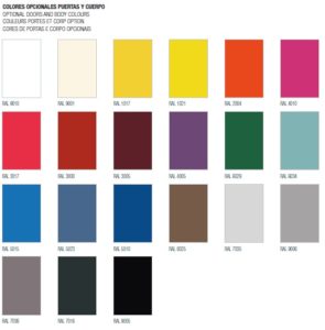 Colores opcionales