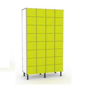 Taquillas de fenólico 32 puertas 4 columnas