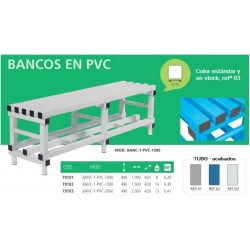 bancos de pvc