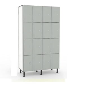 Taquillas de fenólico 16 puertas 4 columnas