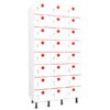 taquillas de plástico 24 puertas 3 columnas