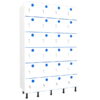 taquillas de plástico 24 puertas 4 columnas